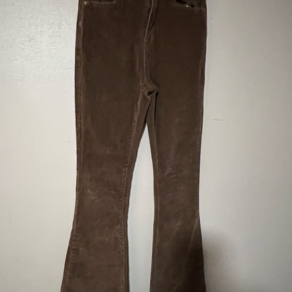NWOT SHEIN BAE High Waist Flare Leg Corduroy Pants XS - Picture 3 of 8